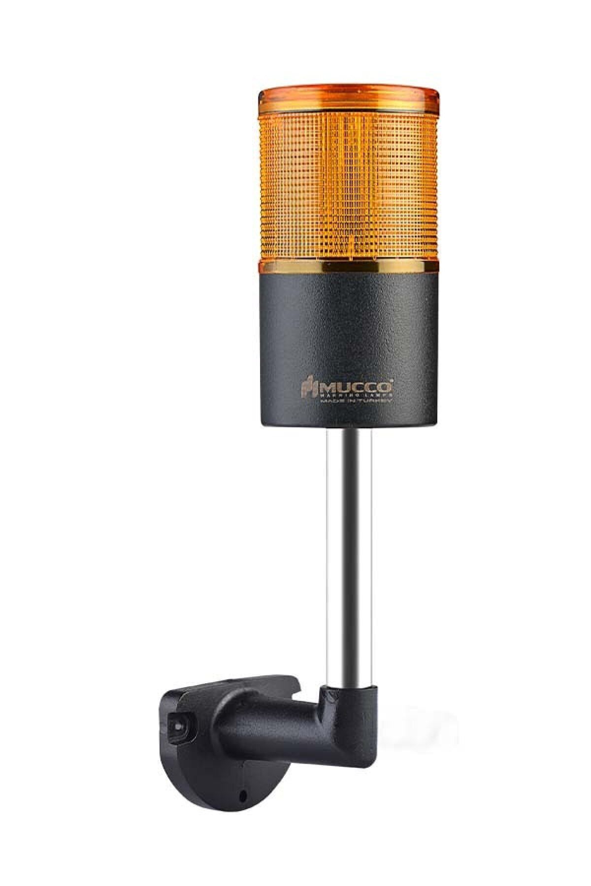 MUCCO SNT-7013-S1-3-L-10U Sabit-yeşil 12-24v Ac/dc, 1 Katlı Işıklı Kolon Duvara Montaj 10cm Ayaklı