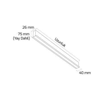 GOYA GY 2002-3 3 Metre Sıva Altı Magnet Ray