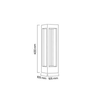 GOYA GY 6259 7 Watt Siyah 40 cm LED Bollard Armatür