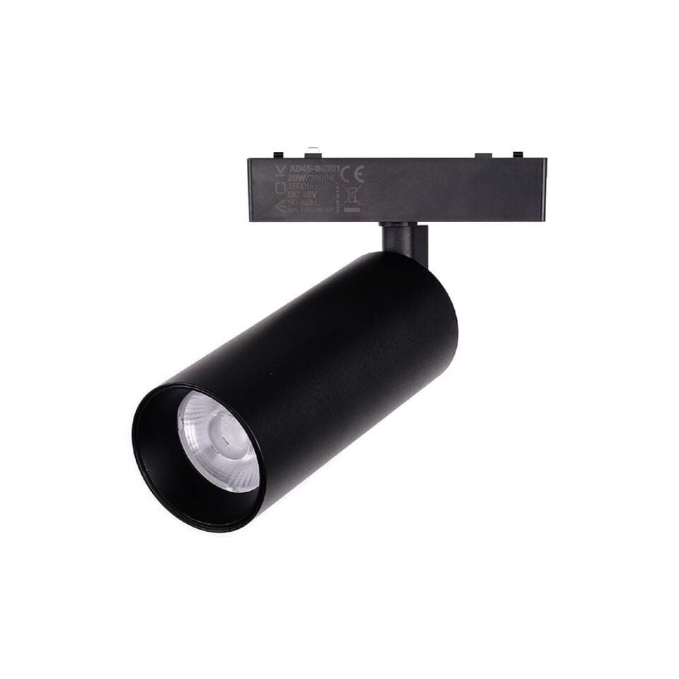 ACK AD45-06301 48V 20W SLIM MAGNET RAY SPOT 5,5X13,5CM 3000K IP20