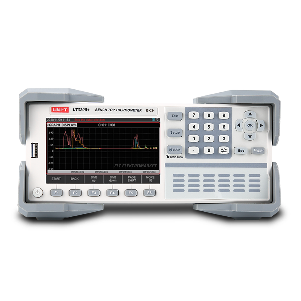UNI-T UT3208+ Çok Kanallı Sıcaklık Test Cihazı