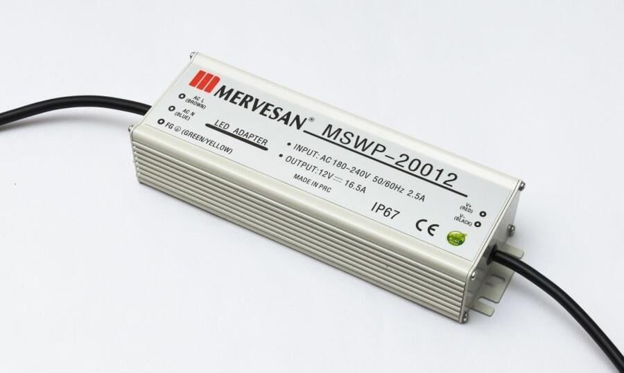 Mervesan 40A 5V 200W Metal Kasalı Dış Mekan Sabit Voltaj AC/DC (SMPS) Adaptörü MSWP-2005