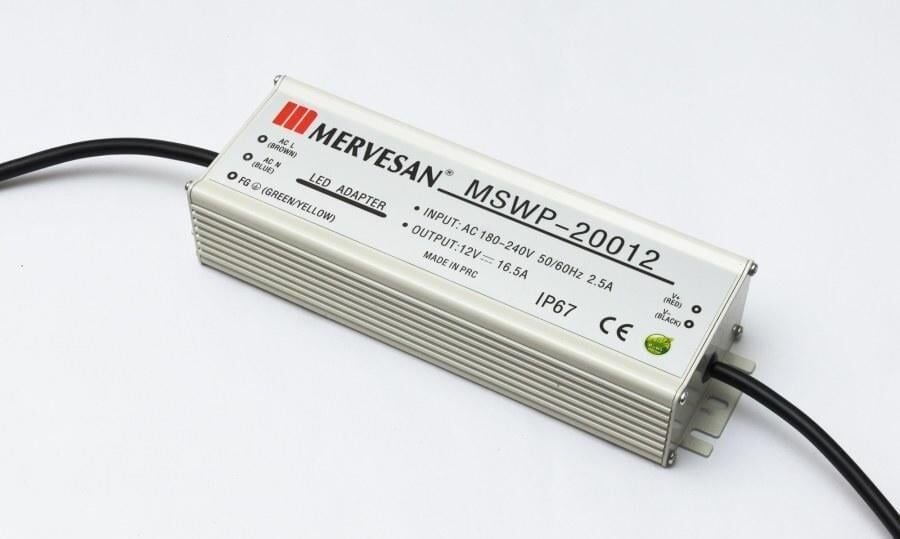 Mervesan 40A 5V 200W Metal Kasalı Dış Mekan Sabit Voltaj AC/DC (SMPS) Adaptörü MSWP-2005