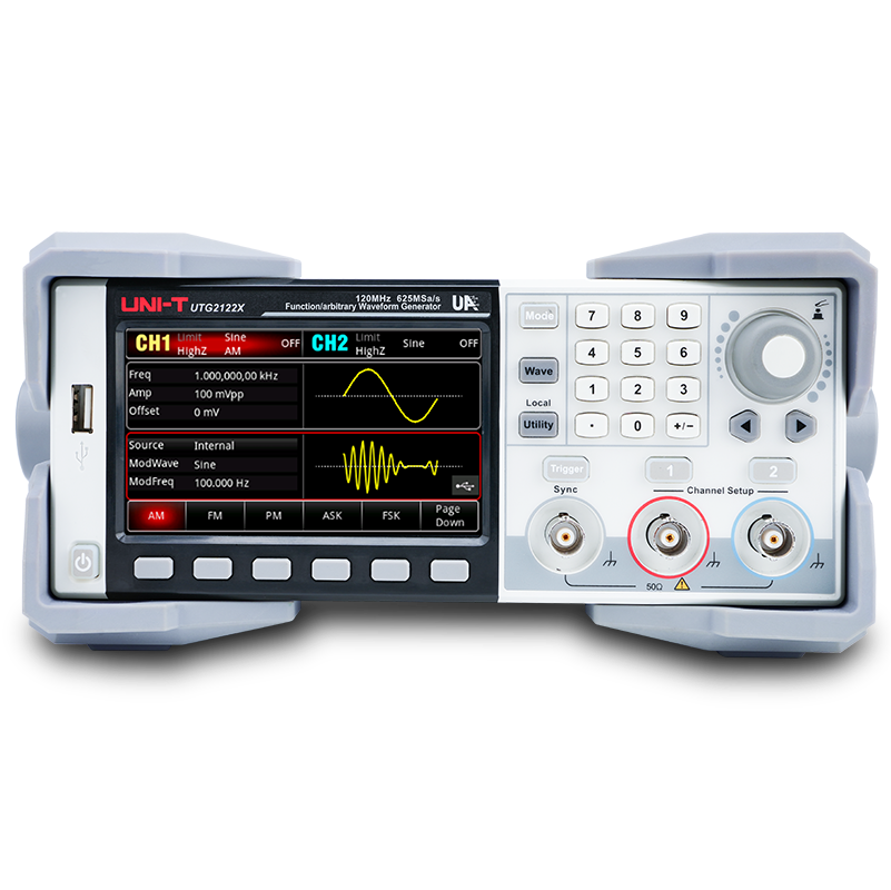 UNI-T UTG2122X 120MHz 2 Kanallı Dalga Formu Üreticisi