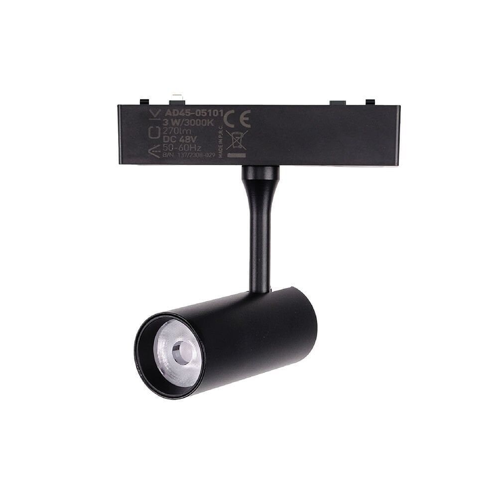 ACK AD45-05101 48V 3W SLIM MAGNET RAY SPOT 3,5X8CM 3000K IP20