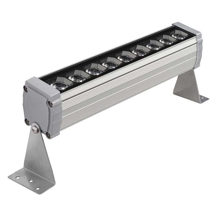 3A1B Aydınlatma 30CM 9x1 Watt Kırmızı Wallwasher