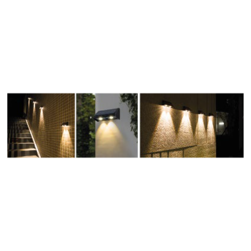 ACK AG60-05801 Solar 2w LED Bahçe Aydınlatma Armatür 4 LED Çipli