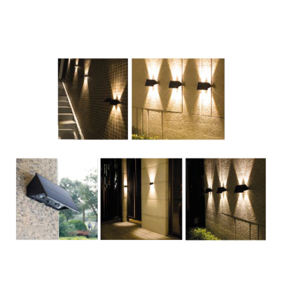 ACK AG60-09801 Solar 4w LED Bahçe Aydınlatma Armatür 4 LED Çipli