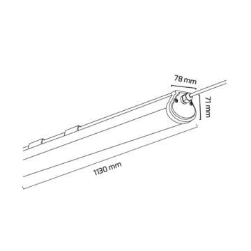 GOYA GY 4317 36 Watt 113 cm LED Nemliyer Etanj