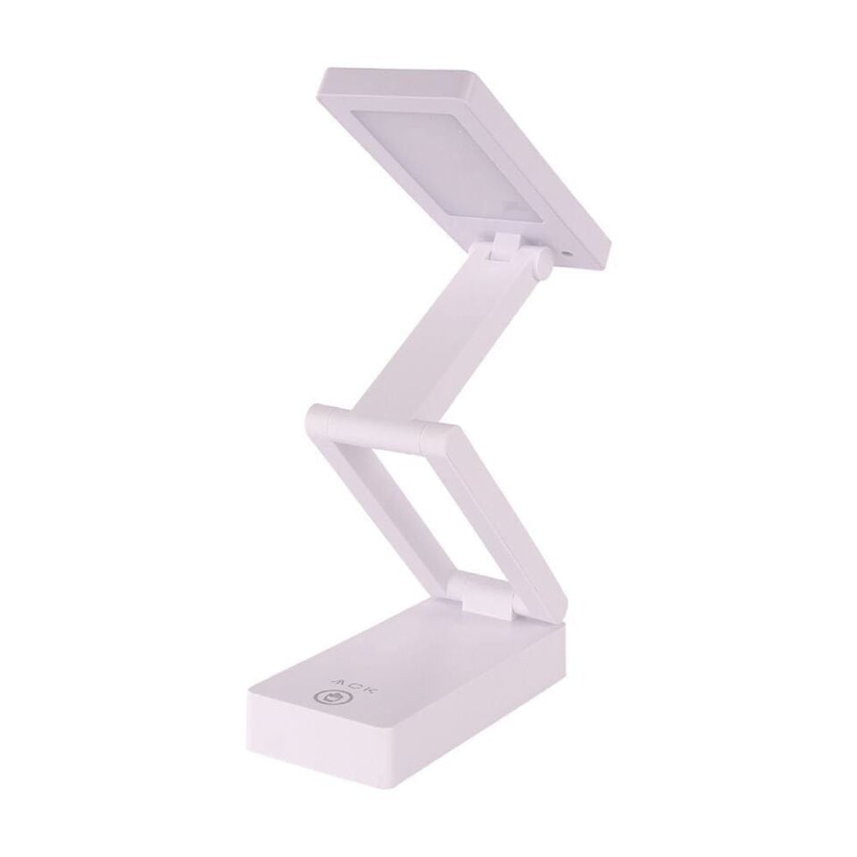 ACK AF11-10019 Şarjlı LED Masa Lambası, Ayarlanabilir Dokunmatik Işık, Çalışma ve Okuma Lambası
