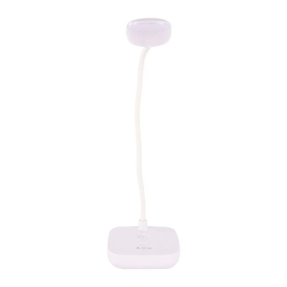 ACK AF11-10017 Şarjlı LED Masa Lambası, Ayarlanabilir Dokunmatik Işık, Çalışma ve Okuma Lambası