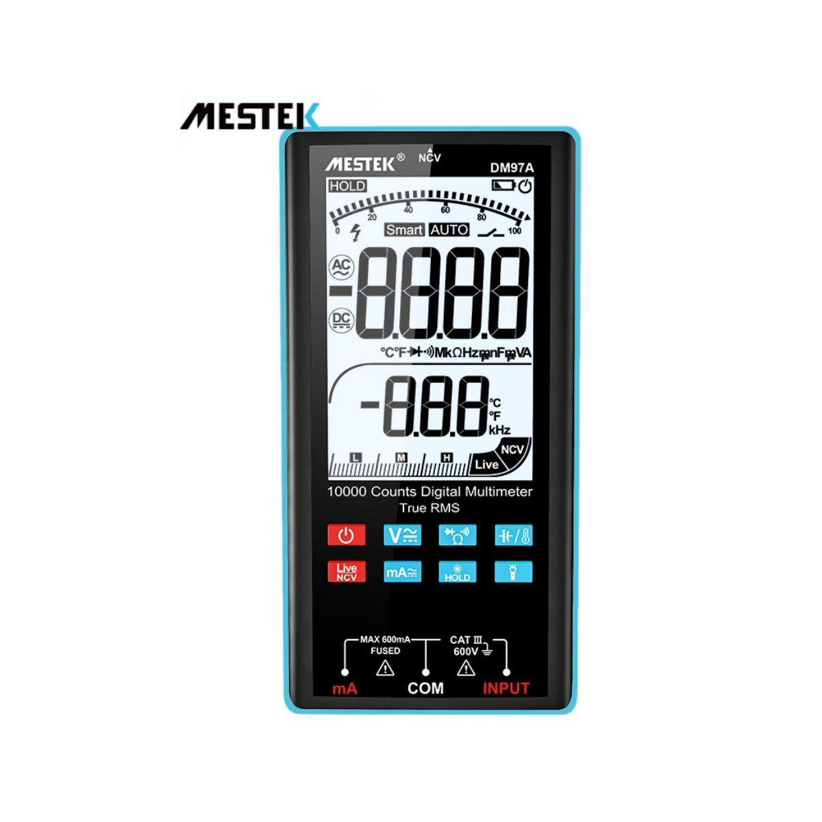 MESTEK DM97A  Büyük Ekran Otomatik Aralık Taşınabilir Multimetre