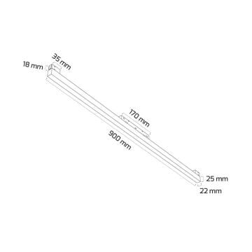 GOYA GY 2050-90 30 Watt 90 cm LED Magnet Armatür