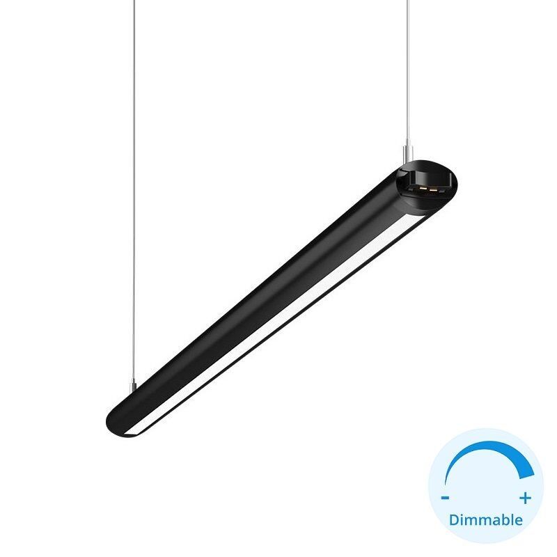 GOYA GY 8070-94 26 Watt Siyah/Beyaz Kasa 94 cm DİMLİ Lineer Sarkıt Avize