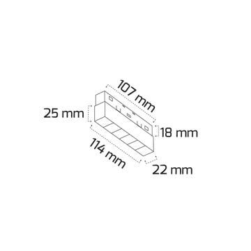 GOYA GY 2051-6 6 Watt 11 cm LED Magnet Spot