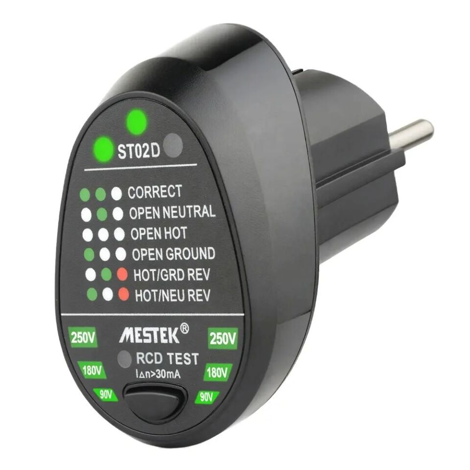 MESTEK ST02D Priz Test Cihazı
