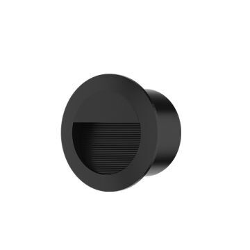 GOYA GY 6242 3 Watt Sıva Altı Siyah Yuvarlak Dış Mekan LED Merdiven Armatürü