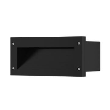 GOYA GY 6243 3 Watt Sıva Altı Siyah Dikdötgen Dış Mekan LED Merdiven Armatürü