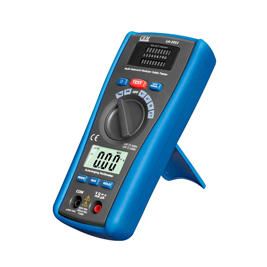 CEM LA-1011 LAN Test Cihazı ve Multimetre