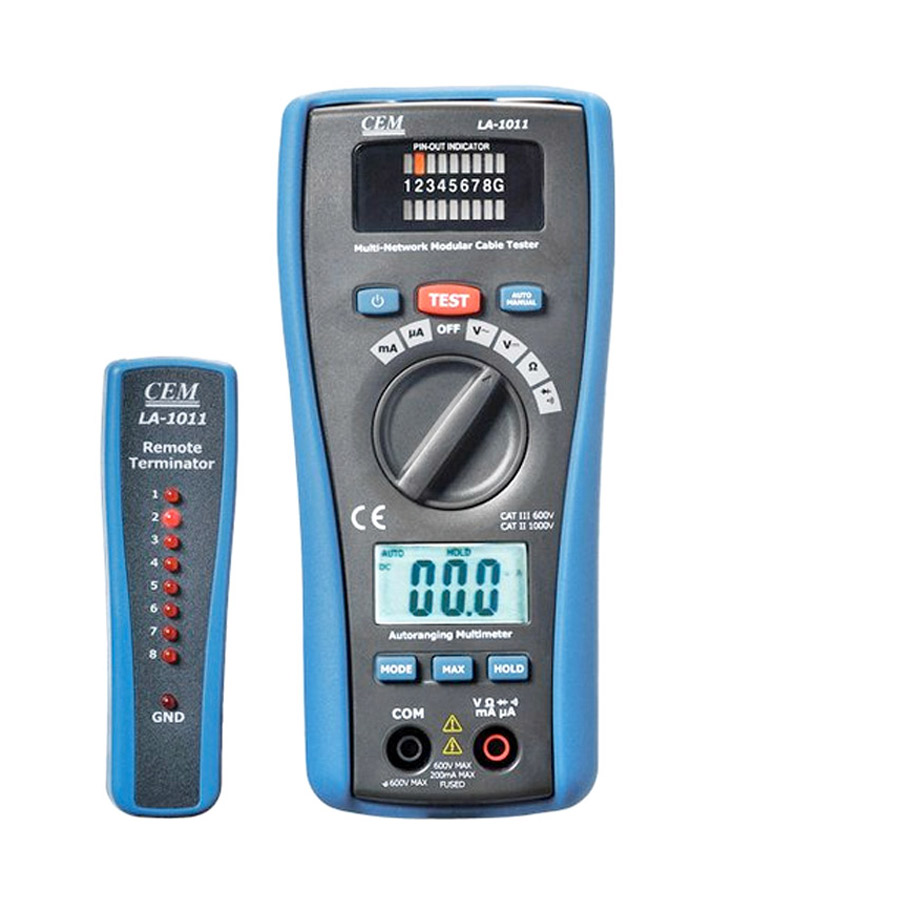 CEM LA-1011 LAN Test Cihazı ve Multimetre
