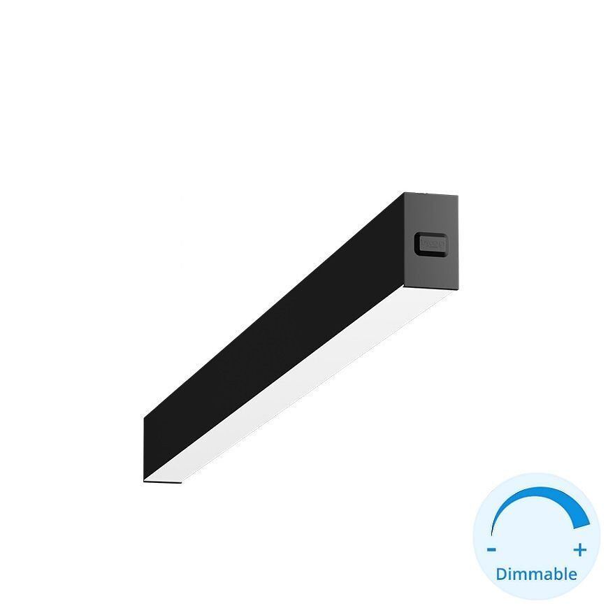 GOYA GY 8032-60 26 Watt Siyah/Beyaz Kasa 60 cm Sıva Üstü DİMLİ Lineer Armatür