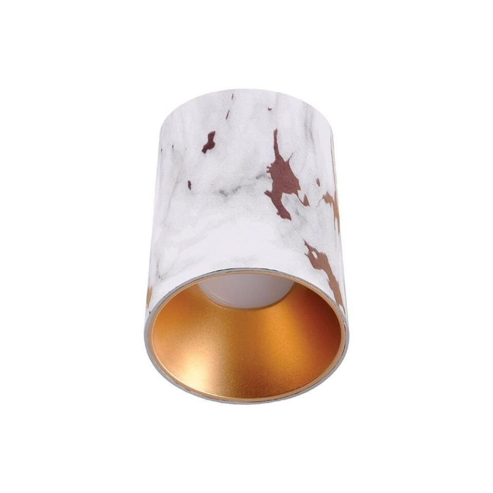 ACK AH12-08573 Gold Mermer Kasa - Rose Reflektör Silindir Sıva Üstü Dekoratif Armatür