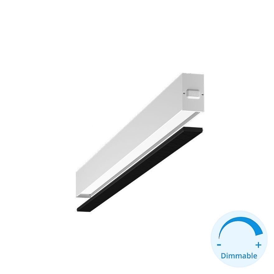 GOYA GY 8055-60 26 Watt Beyaz Kasa 60 cm Kamaşma Önleyicili Sıva Üstü DİMLİ Lineer Armatür