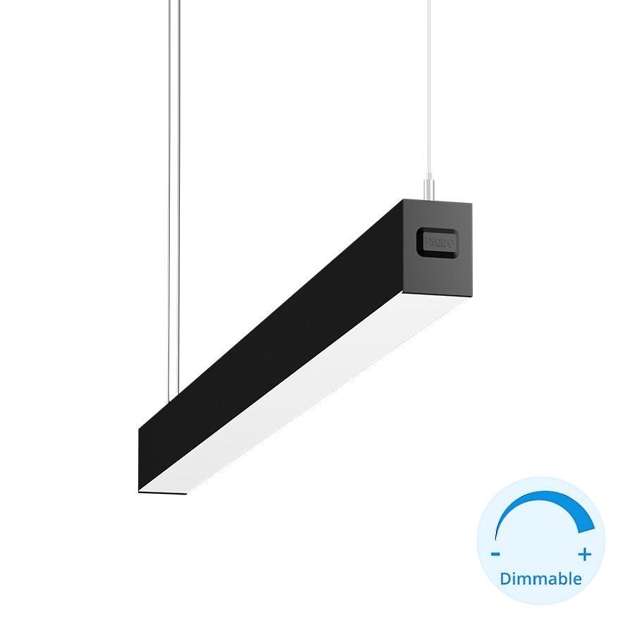 GOYA GY 8033-60 26 Watt Siyah/Beyaz Kasa 60 cm DİMLİ Lineer Sarkıt Armatür