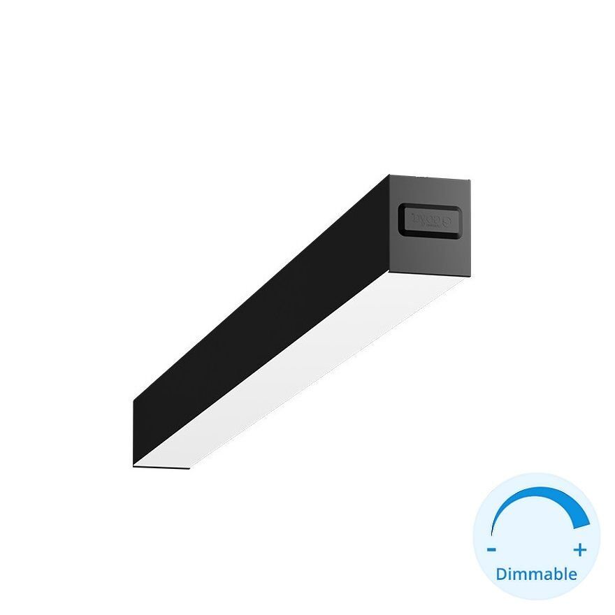 GOYA GY 8034-60 26 Watt Siyah/Beyaz Kasa 60 cm Sıva Üstü DİMLİ Lineer Armatür