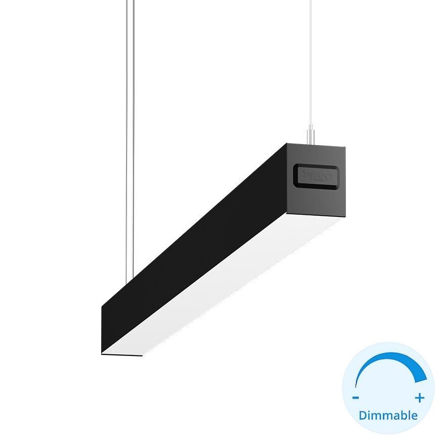 GOYA GY 8034-60 26 Watt Siyah/Beyaz Kasa 60 cm DİMLİ Lineer Sarkıt Armatür