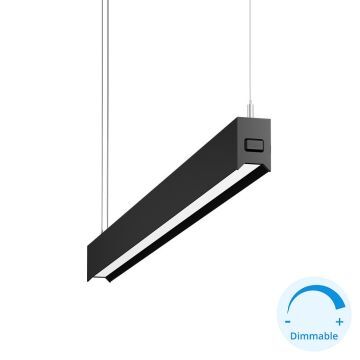 GOYA GY 8035-60 26 Watt Siyah/Beyaz Kasa 60 cm DİMLİ Lineer Sarkıt Armatür