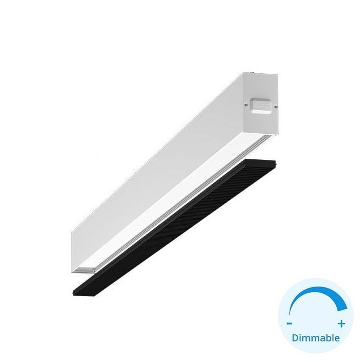 GOYA GY 8054-120 Beyaz Kasa 34 Watt 120 cm Kamaşma Önleyicili Sıva Üstü DİMLİ Lineer Armatür