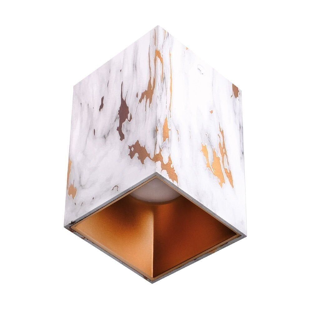 ACK AH12-07553 Gold Mermer Kasa - Krom Reflektör Sıva Üstü Dekoratif Armatür
