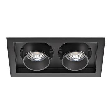 GOYA GY 3052-14 Siyah/Beyaz Kasa 2x14 Watt İkili LED Mağaza Spotu