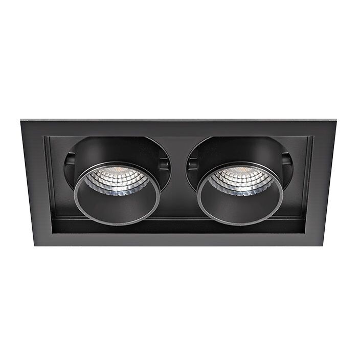 GOYA GY 3052-14 Siyah/Beyaz Kasa 2x14 Watt İkili LED Mağaza Spotu