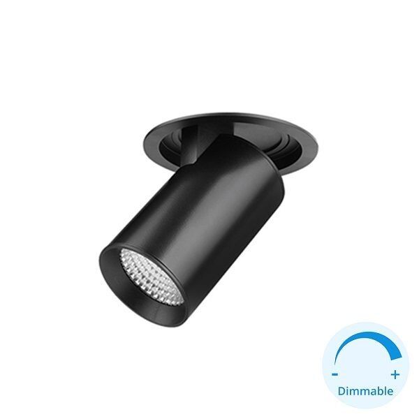 GOYA GY 3150-30 Siyah/Beyaz Kasa 30 Watt 360 Derece Hareketli Dimli LED Mağaza Spotu