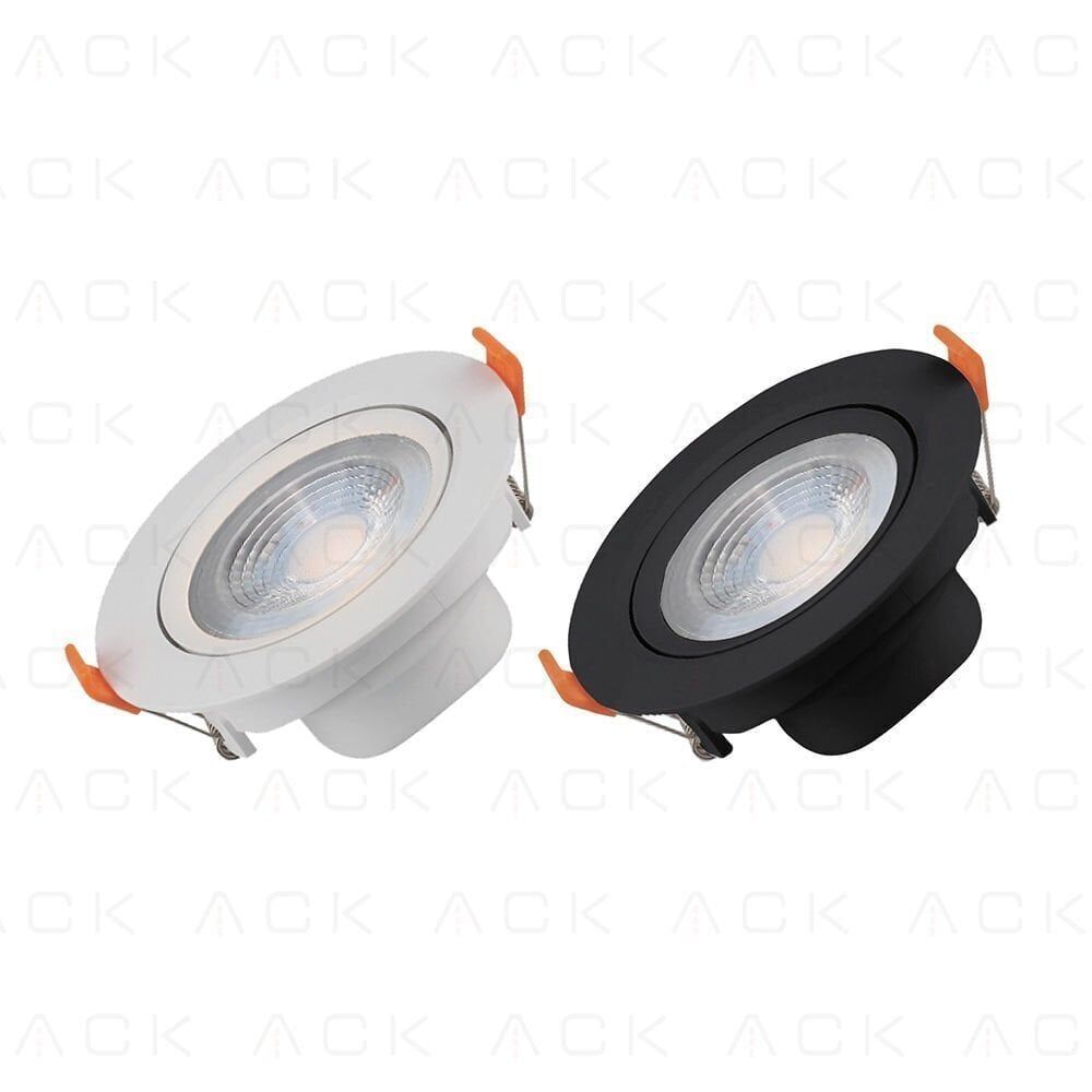 ACK AD01-00501 5W 3000K COB LED Spot Armatür Siyah