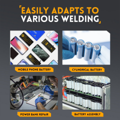 Fnirsi SWM-10 Taşınabilir Akıllı Renkli Ekran Nokta Pil Punta  Makinesi