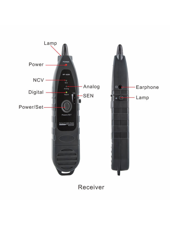 NOYAFA NF-8209 Ağ Kablosu Test Cihazı