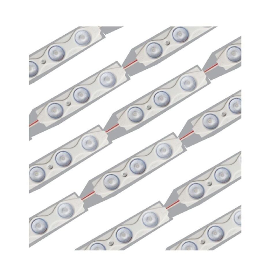 ACK AS04-00201  100 Adet Şeffaf Üçlü LED Modül 4000K