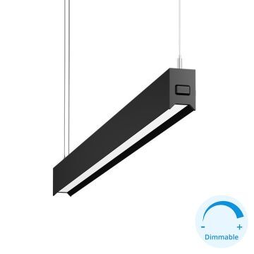 GOYA GY 8035-90 Siyah/Beyaz Kasa 39 Watt 90 cm DİMLİ Lineer Sarkıt Armatür