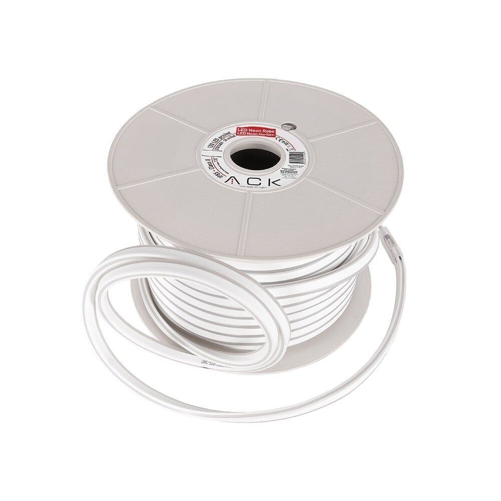 ACK AS03-00603  5 Metre 6500K Beyaz Işık 12V Neon LED