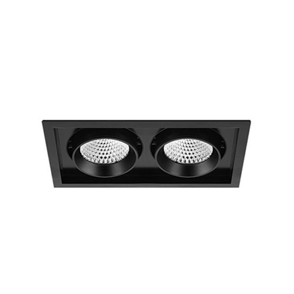 GOYA GY 3052-30 Siyah/Beyaz Kasa 2x30 Watt İkili LED Mağaza Spotu