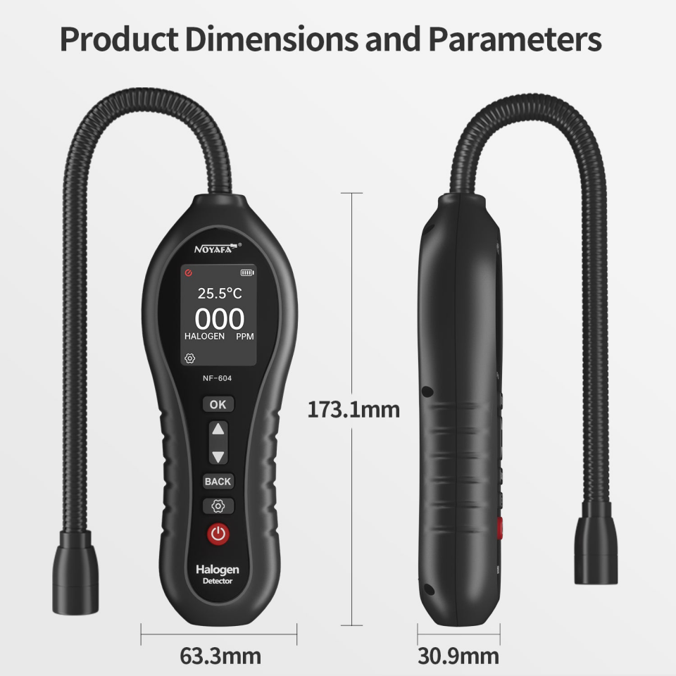 NOYAFA NF-604 Halojen Gaz Kaçak Detektörü