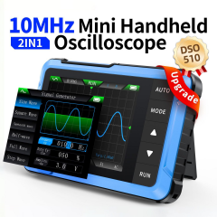 Fnirsi DSO-510H 2'si 1 Arada Mini El Tipi Dijital Osiloskop DDS Sinyal Jeneratörü