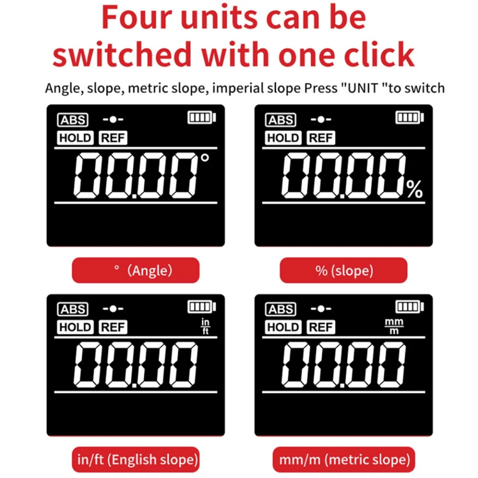 NOYAFA NF-566S Dijital İnklometre Eğim Ölçer