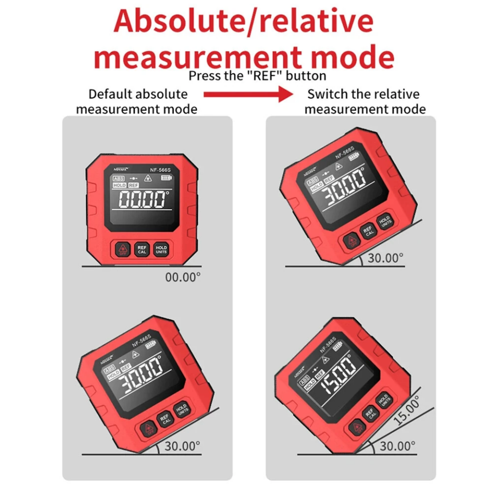 NOYAFA NF-566S Dijital İnklometre Eğim Ölçer