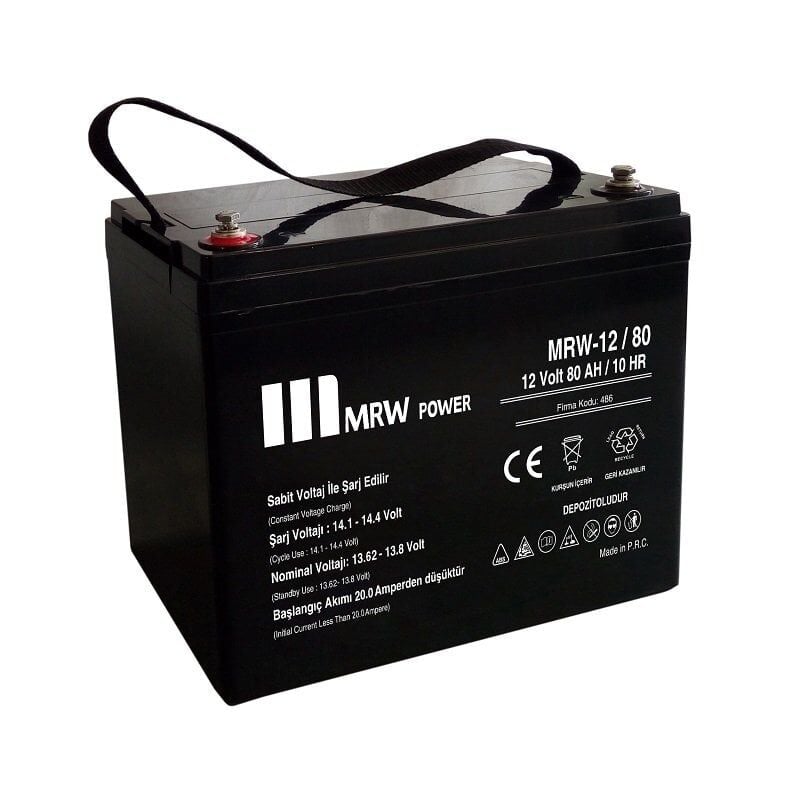 Mervesan 12V-100AH Kurşun/Asit Kuru Tip Akü MRW-12/100