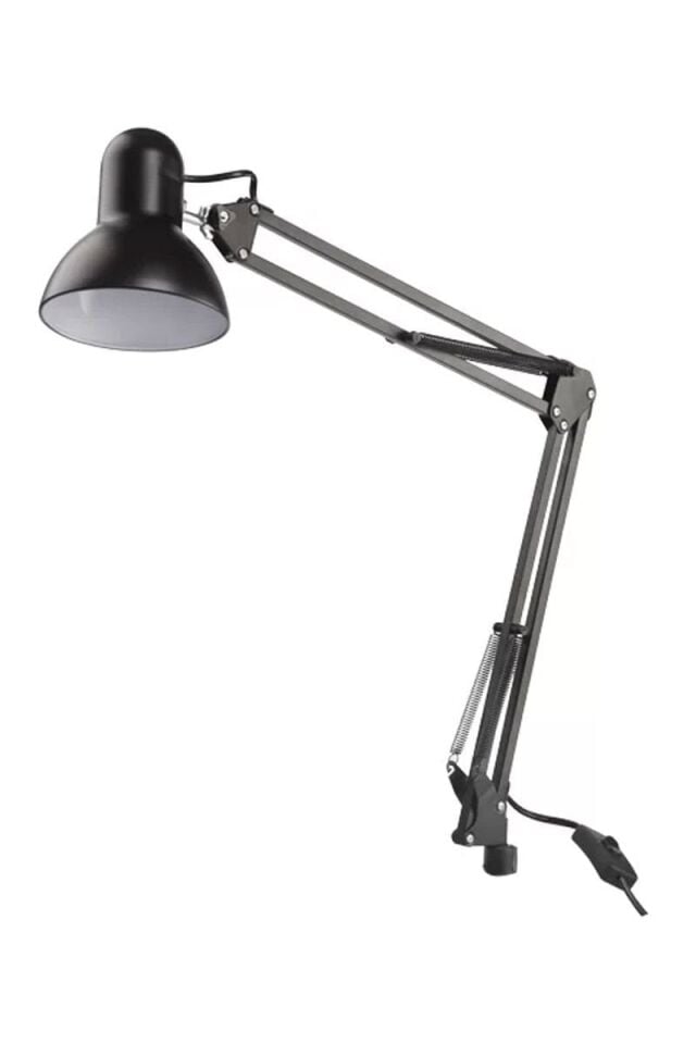 NOAS YL86-1311 Köln Mengeneli E27 Duy Siyah Masa Lambası