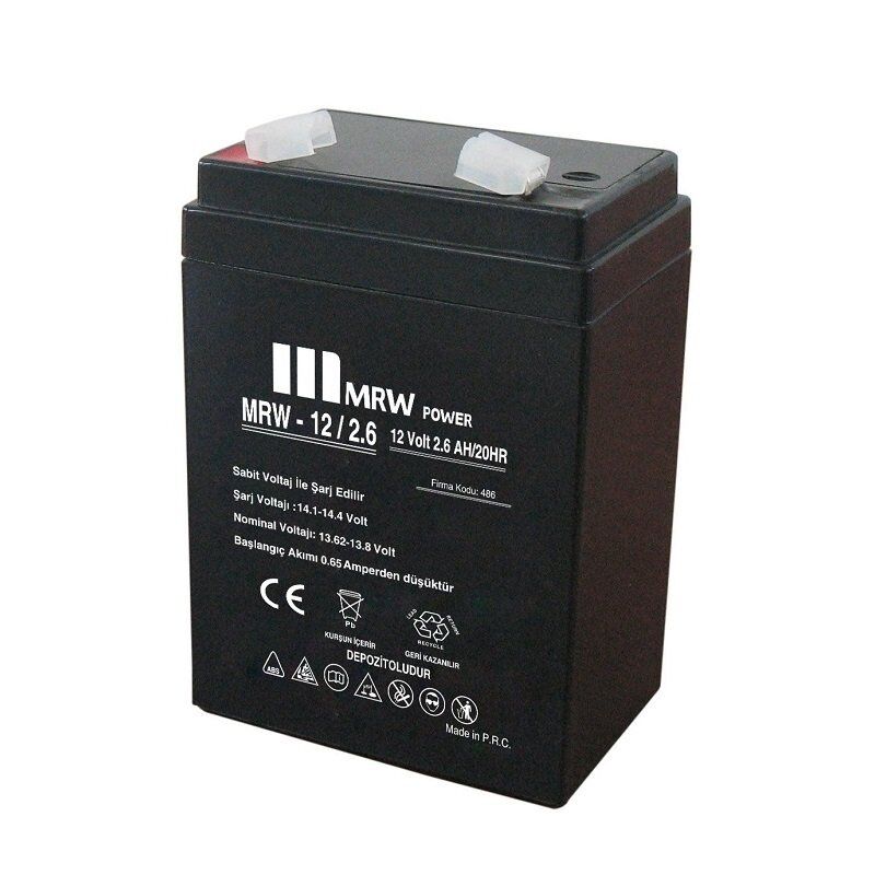 Mervesan 4.2AH/12V Kurşun/Asit Kuru Tip Akü MRW-12/4.2